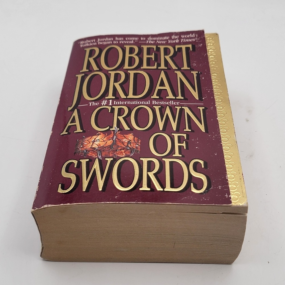 Robert Jordan A Crown‎ of Swords Paperback 1st Mass Market Printing Book 7 Good